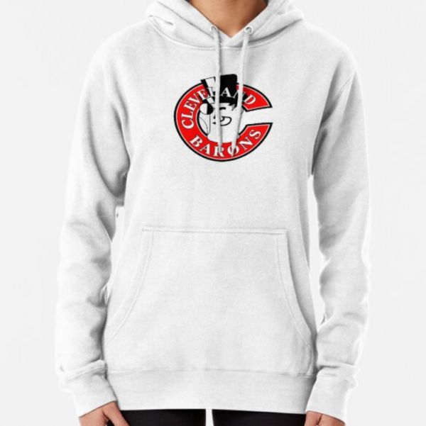 Hoodie dengan logo tim olahraga lama